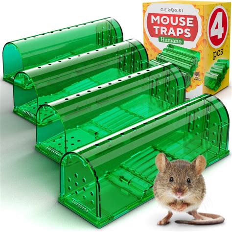 Humane Mouse Traps Indoor for Home - No Kill Mouse Traps - Catch and ...