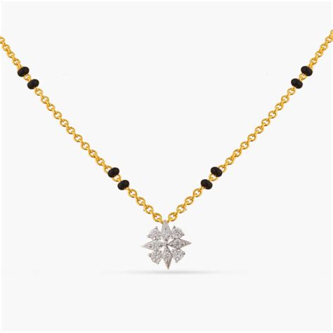 Paksha's American Diamond Silver Mangalsutra | Shop Now - Paksha India
