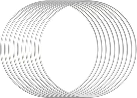 Sntieecr 10 Pieces 12 Inch Large Silver Metal Floral India | Ubuy