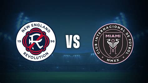 New England Revolution vs Inter Miami: posibles alineaciones y dónde ver