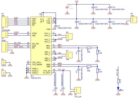 TMC261-BOB Evaluation Board - ADI | Mouser