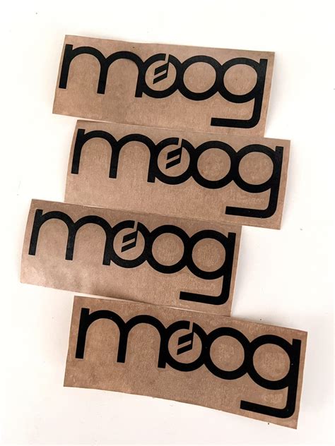4 Pcs Sintetizador Moog Music logotipo Adesivo | Ubuy India