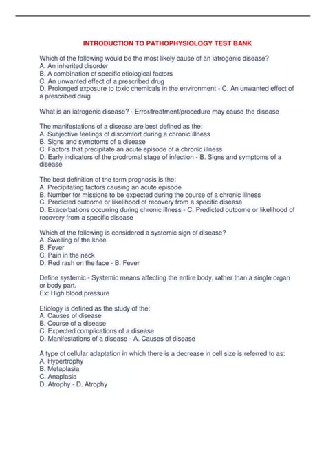 Image result for Course Point Lippincott Pathophysiology Exam Test Bank