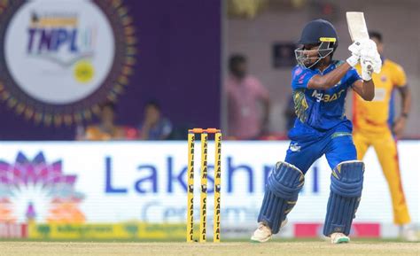 S Lokeshwar made a quick fifty for Siechem Madurai Panthers ...