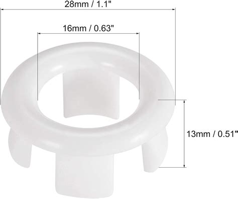 Buy uxcell Sink Basin Trim Overflow Cover Insert in Hole Ring Covers ...