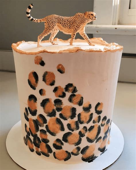 Image result for Cheetah Cake Tutorial