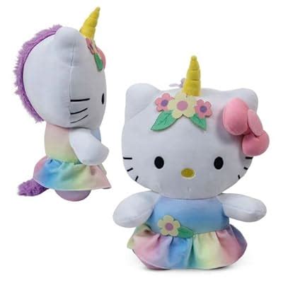 Buy Sanrio Hello Kitty Rainbow Unicorn Stuffed Figure Animal Plush Toy ...