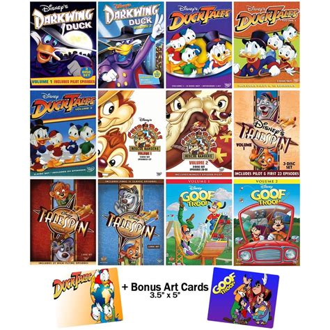 Classic Disney Cartoons Master Collection 12 Dvds Darkwing Duck ...