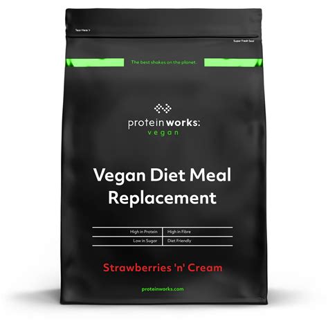 Protein Works Vegan Diet Meal Replacement Nutritionally Complete 250 ...