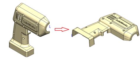 Image result for SolidWorks Using Split Feature to Copy a Solid Body