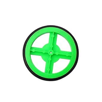 Electronic Spices 60mm X 6mm Hard Plastic Build Rubber Cover Green ...