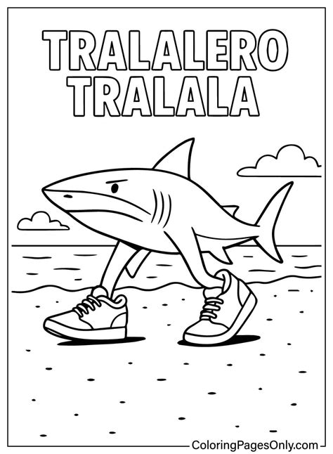 30+ Tralalero Tralala Coloring Pages - Free Printable PDF & Online ...