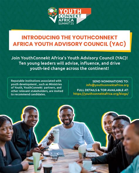 Join YouthConnekt Africa’s Youth Advisory Council (YAC)! – Youth Connekt