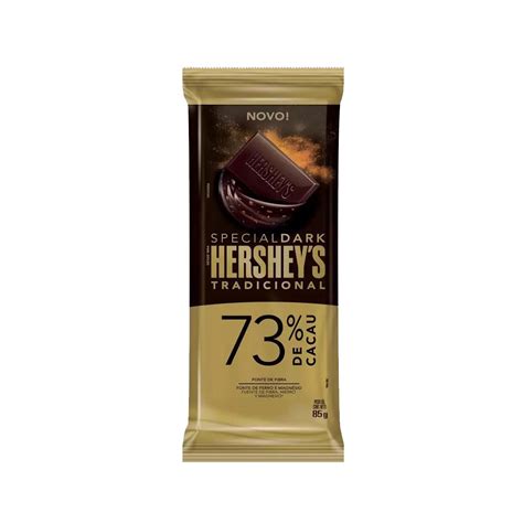 Barra de Chocolate Hershey's Dark Escuro 73% de Cacau 85g
