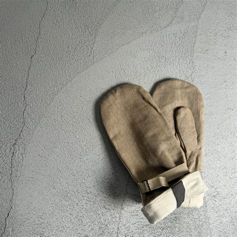 【dead stock】60’s Swiss military cotton canvas × wool liner mittens | N ...