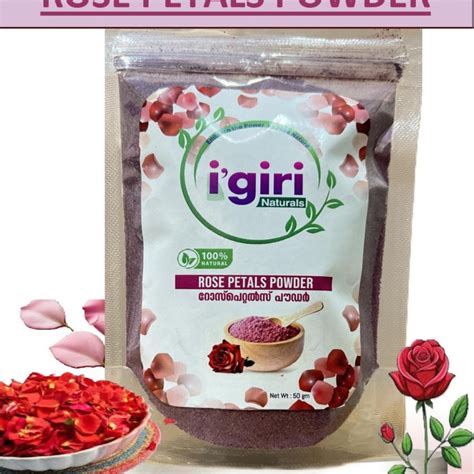 Rose Petal Powder | Pure & Finely Milled | Natural Skin Brightener ...