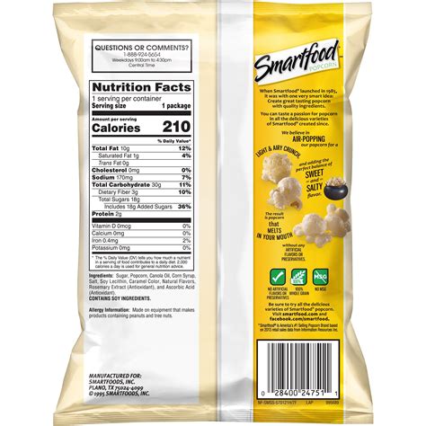 Popcorn Nutrition Label Confusing at Joseph Eason blog