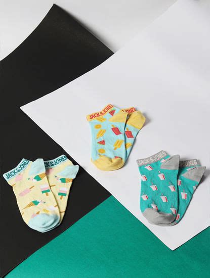 Buy Pack of 3 No-Show Socks for Men
