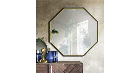 Ren Wil MT2085 Octo 45" Large Octagon Urban Geometric Wall Mirror ...