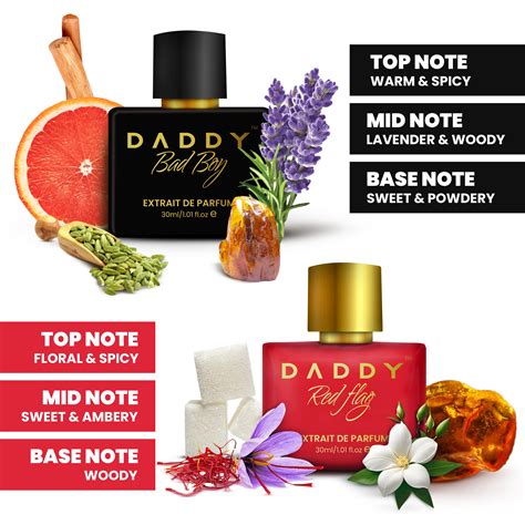 Daddy Power Combo - Daddy Red Flag (30ml)+ Daddy Bad Boy (30ml) Extrai ...