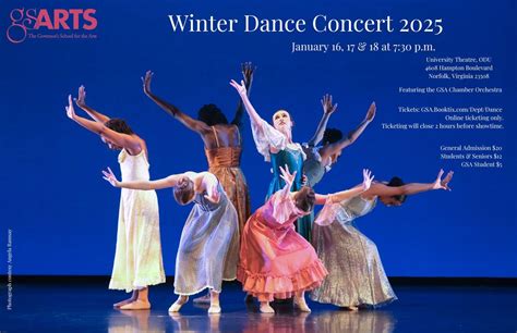 Winter Dance Concert, University Theatre ODU, Norfolk, 16 January 2025 ...