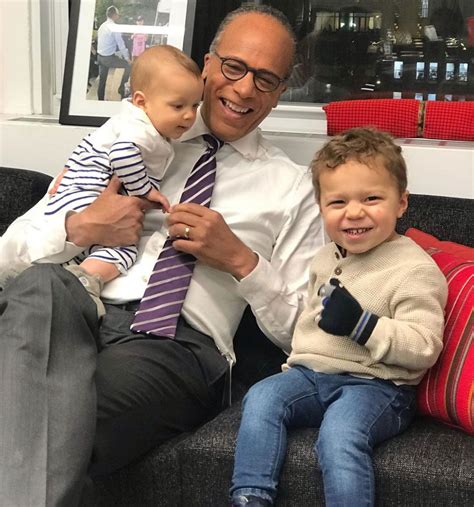 Lester Holt's Grandkids Helping Their Dad Broadcast from Home