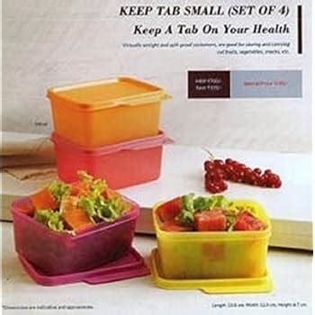 Buy Tupperware small Keep Tab, Set of 5 Online at Low Prices in India ...