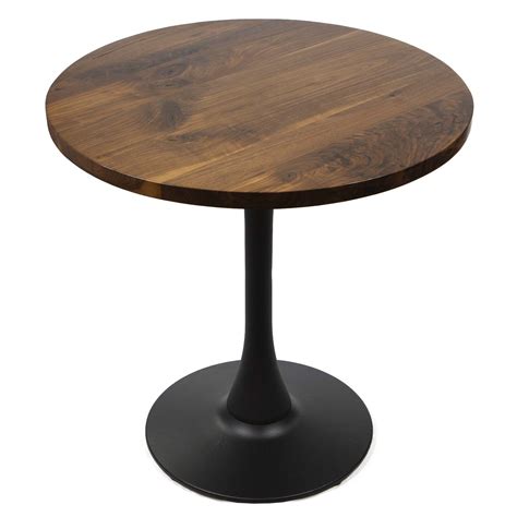 30" Round Solid Black Walnut Restaurant Cafe Table #J85WD30 – Rusty ...