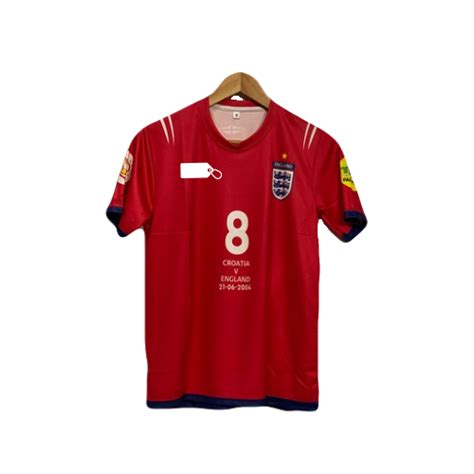 Scholes england 2004 home jersey - P573 ms retro store – MS RETRO STORE
