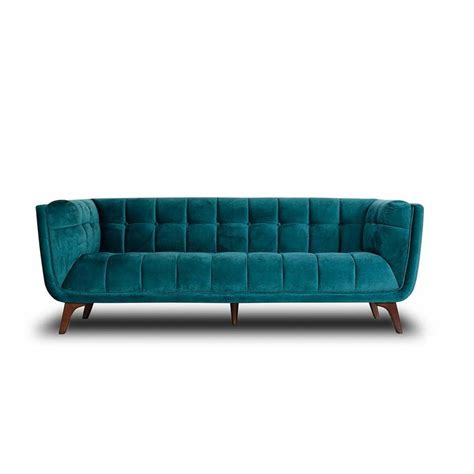 Antique Wood Hub Modern Chesterfield Modern Velvet Sofa Furniture for ...