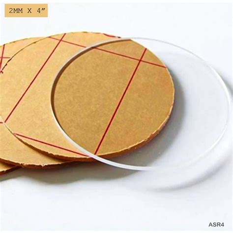 Acrylic Sheet Round 2Mm 1Pc 4 (Asr4) – Inkarto