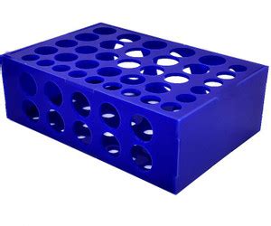 THE LABWORLD Labworld test tube stand holder plastic 48 holes ...