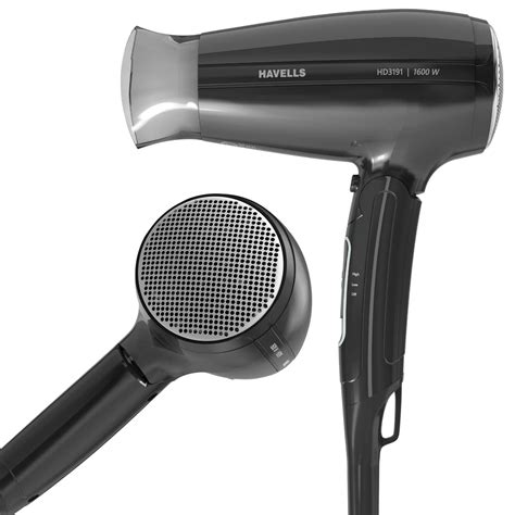 Havells 1600W Unisex Foldable Hair Dryer|2 Heat Settings With Cool Shot ...