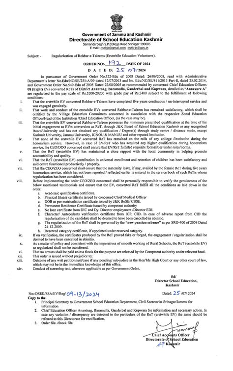 192-2024 - Nice work - g m+q=nB Government of Jammu and Kashmir ...