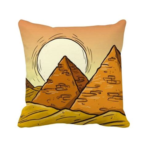 Buy beatChong beatChong Ancient Egypt Pyramid Sun Pattern Square Throw ...