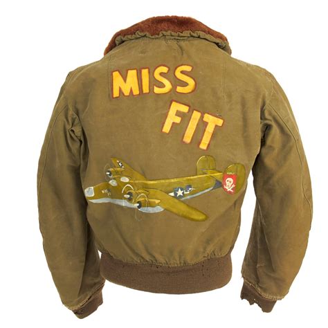 Original U.S. WWII Jolly Rogers 90th Bomb Group B-24 “Miss Fit” Painte ...