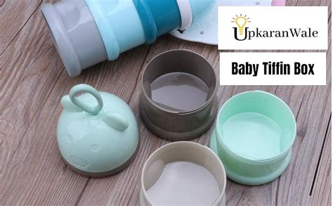 Buy Upkaranwale 3 Layer baby food container for travelling, baby tiffin ...