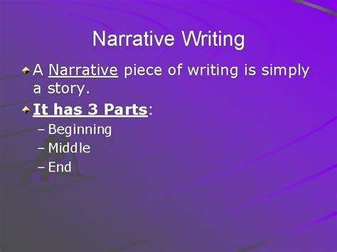 Image result for Narrative Format Example