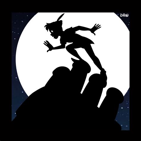 Peter Pan Shadow Silhouette