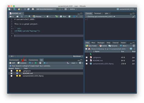 How to Use GitHub with R 的图像结果