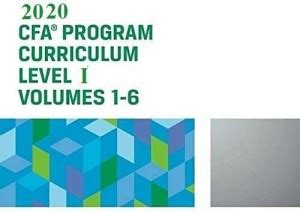 2020 CFA Level 1 Curriculum (Volume 1 To 6): Buy 2020 CFA Level 1 ...