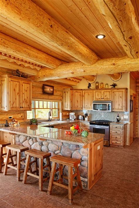 Log Home Decorating 的图像结果