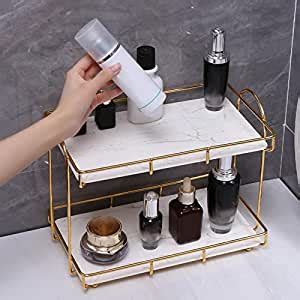 Lyla 2-Tier Storage Shelves Organizer Perfume Display Stand for ...