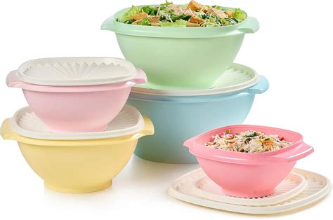 Buy Tupperware Heritage Collection 10 Piece Food Storage Container Set ...