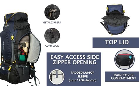 Buy TRAWOC 75 Ltr Travel Backpack Camping Hiking Trekking Bag Rucksack ...