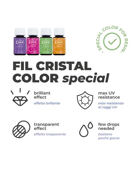 FIL CRISTAL COLOR SPECIAL - Spezielle transparente und brillante Farben ...