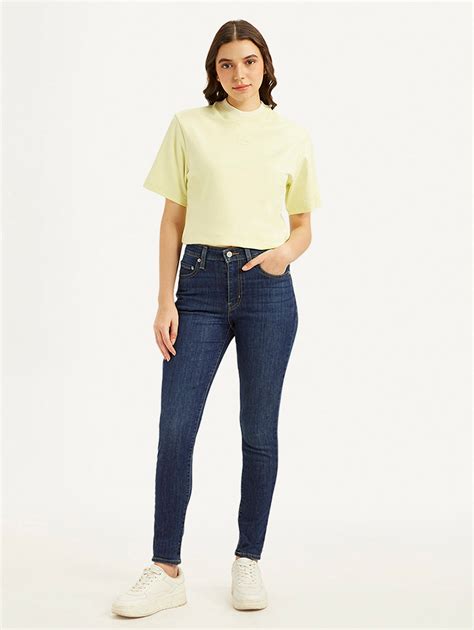 Women's 721 Blue Skinny Fit High Rise Jeans – Levis India Store