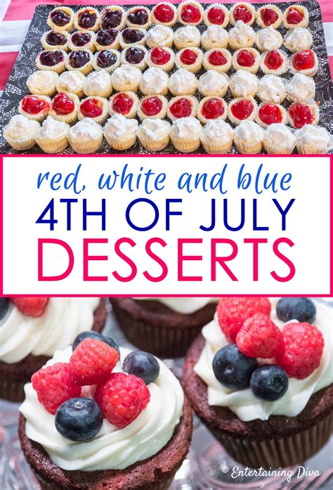 80 Patriotic Red, White and Blue Desserts For The 4th of July | 4th of ...