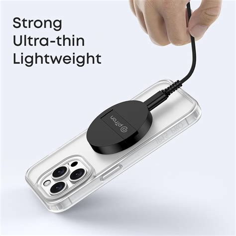 pTron Dynamo Ring V2 15W Magnetic Wireless Charger, Compatible with iP ...