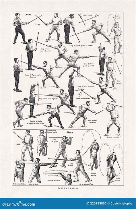 Illustration about Savate, a French Martial Art Stock Illustration ...